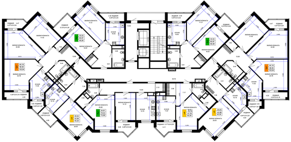 83 м², 3-комнатная квартира 5 900 000 ₽ - изображение 62