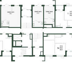 Квартира 52 м², 1-комнатная - изображение 2