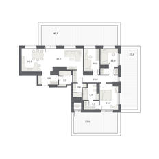 Квартира 108,3 м², 4-комнатная - изображение 2