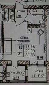 Квартира 30,8 м², студия - изображение 1