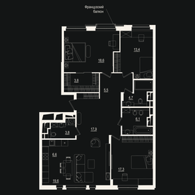 119 м², 3-комнатные апартаменты 30 360 000 ₽ - изображение 24