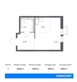 25,4 м², квартира-студия 6 454 662 ₽ - изображение 27