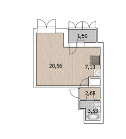 30,5 м², 1-комнатная квартира 4 525 000 ₽ - изображение 32