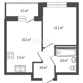 Квартира 37 м², 1-комнатная - изображение 3