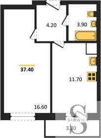 37 м², 1-комнатная квартира 4 181 000 ₽ - изображение 6