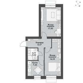 56,1 м², 2-комнатная квартира 7 302 306 ₽ - изображение 11