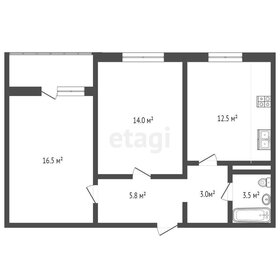 Квартира 55 м², 2-комнатная - изображение 3