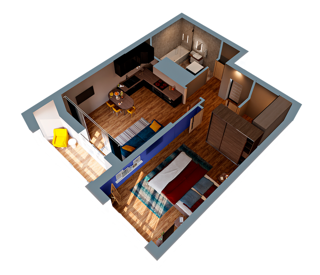 72,5 м², 4-комнатная квартира 3 870 000 ₽ - изображение 47