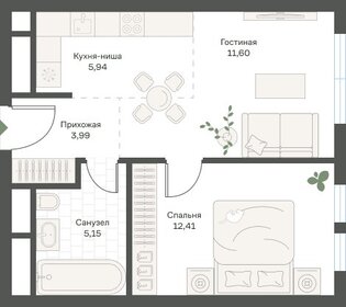 34 м², 1-комнатная квартира 10 100 000 ₽ - изображение 111