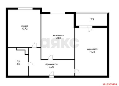 Квартира 51,5 м², 2-комнатная - изображение 1