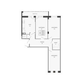 Квартира 80,3 м², 3-комнатная - изображение 1