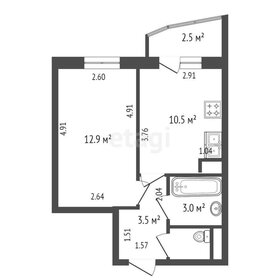 Квартира 33,7 м², 1-комнатная - изображение 1