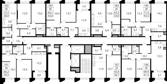 40,2 м², 1-комнатная квартира 22 275 142 ₽ - изображение 11