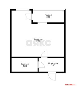 Квартира 30 м², студия - изображение 1