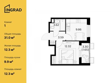 31 м², 1-комнатная квартира 7 295 724 ₽ - изображение 70