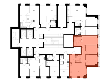 Квартира 77,7 м², 3-комнатная - изображение 2