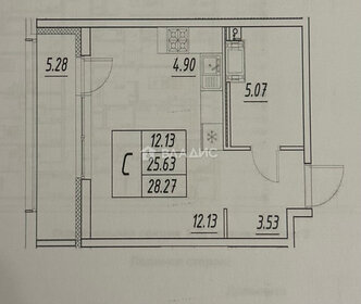 Квартира 30,9 м², студия - изображение 1