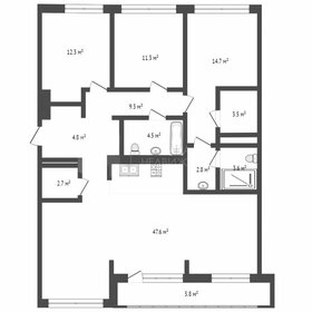 Квартира 122,5 м², 4-комнатная - изображение 1