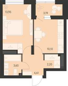 36,3 м², 1-комнатная квартира 4 892 000 ₽ - изображение 27