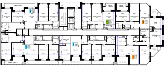 Квартира 127,5 м², 4-комнатная - изображение 2