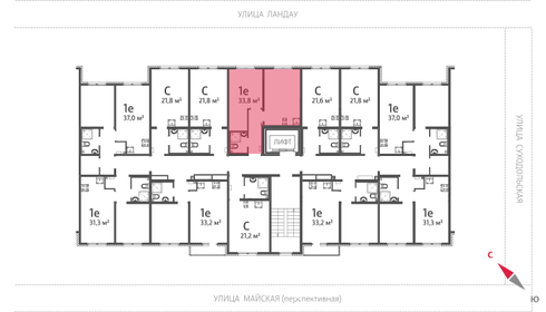 36,2 м², 1-комнатная квартира 3 900 000 ₽ - изображение 45