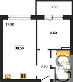 28,6 м², 1-комнатная квартира 3 950 000 ₽ - изображение 6