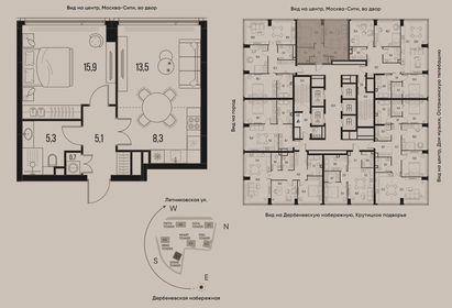 Квартира 49,8 м², 1-комнатная - изображение 1