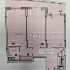 Квартира 114 м², 2-комнатные - изображение 3