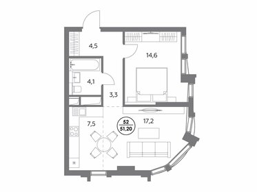 42,1 м², 1-комнатные апартаменты 29 900 000 ₽ - изображение 77