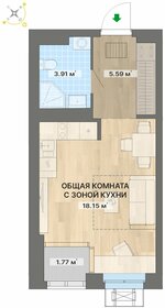 25,7 м², квартира-студия 3 200 000 ₽ - изображение 16