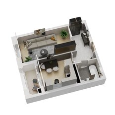 Квартира 39,2 м², 1-комнатная - изображение 4