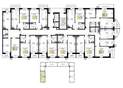 25,3 м², 1-комнатная квартира 3 350 000 ₽ - изображение 84