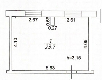 23,7 м², офис - изображение 3