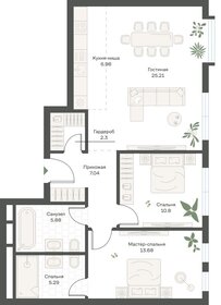 78,8 м², 3-комнатная квартира 30 500 000 ₽ - изображение 113