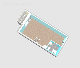 Квартира 20,7 м², 1-комнатная - изображение 3