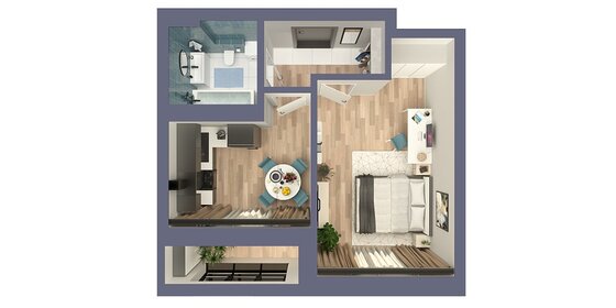 Квартира 36,2 м², 1-комнатная - изображение 5