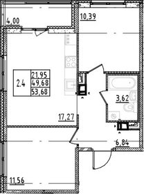 57,8 м², 2-комнатная квартира 7 200 000 ₽ - изображение 36