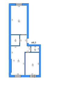 54 м², 2-комнатная квартира 3 150 000 ₽ - изображение 73