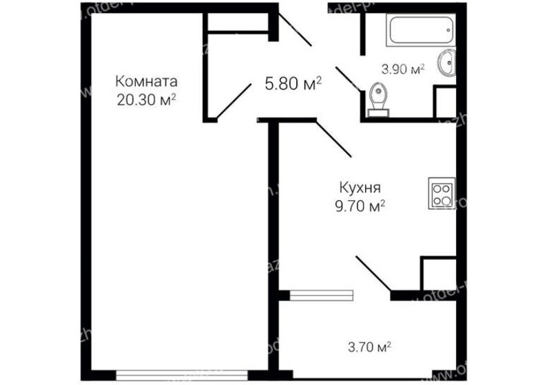 40,1 м², 1-комнатная квартира 4 400 000 ₽ - изображение 14