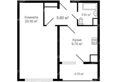 Квартира 40,1 м², 1-комнатная - изображение 1