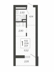 Квартира 21 м², студия - изображение 4