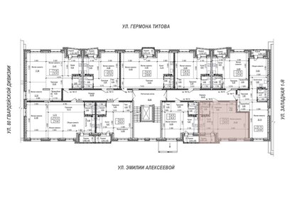 48,5 м², 1-комнатная квартира 6 648 610 ₽ - изображение 35