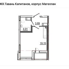 Квартира 27,9 м², студия - изображение 3