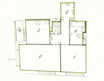 Квартира 60 м², 2-комнатная - изображение 1