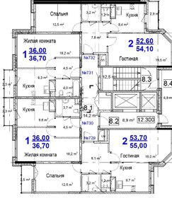 Квартира 36,7 м², 1-комнатная - изображение 1