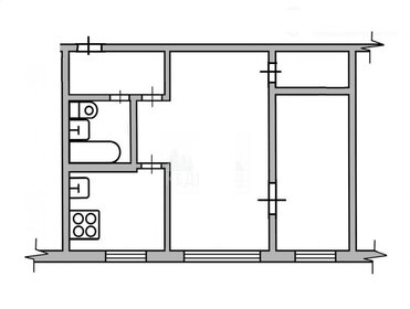 45 м², 2-комнатная квартира 2 200 000 ₽ - изображение 44