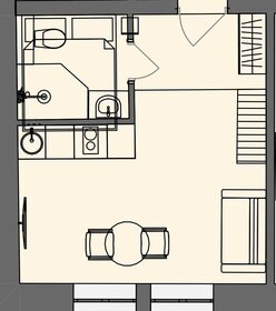 Квартира 16 м², студия - изображение 1