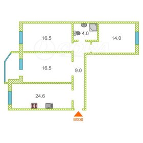 Квартира 104,6 м², 3-комнатная - изображение 1