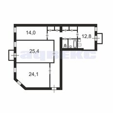 Квартира 106 м², 3-комнатная - изображение 2