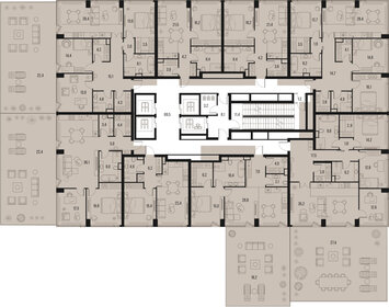 71,7 м², квартира-студия 36 950 000 ₽ - изображение 77